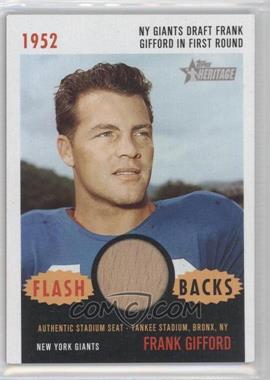 2006 Topps Heritage - Flash Backs Relics #FR-FG - Frank Gifford