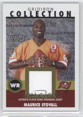 2006 Topps Heritage - Gridiron Collection Throwback Relics #GC-MS - Maurice Stovall
