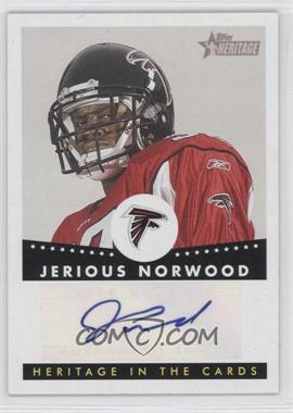 2006 Topps Heritage - Heritage in the Cards Autographs #HCA-JN - Jerious Norwood