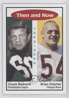 Brian Urlacher, Chuck Bednarik