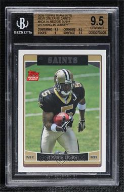 2006 Topps New Orleans Saints - [Base] #NO11.2 - Reggie Bush (Running) [BGS 9.5 GEM MINT]