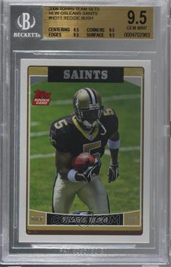 2006 Topps New Orleans Saints - [Base] #NO11.2 - Reggie Bush (Running) [BGS 9.5 GEM MINT]