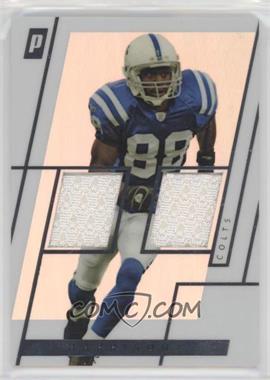 2006 Topps Paradigm - Dual Relics #TP-MH - Marvin Harrison /99