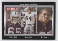 Barry Sims, Jake Grove, Ron Stone #/50