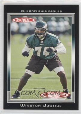 2006 Topps Total - [Base] - Total Black #534 - Winston Justice /50