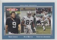 Shane Lechler, Alvis Whitted, Sebastian Janikowski