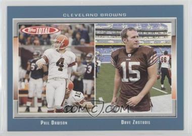 2006 Topps Total - [Base] - Total Blue #148 - Phil Dawson, Dave Zastudil