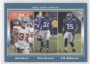 2006 Topps Total - [Base] - Total Blue #381 - James Butler, Curtis DeLoatch, R.W. McQuarters