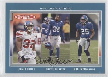2006 Topps Total - [Base] - Total Blue #381 - James Butler, Curtis DeLoatch, R.W. McQuarters