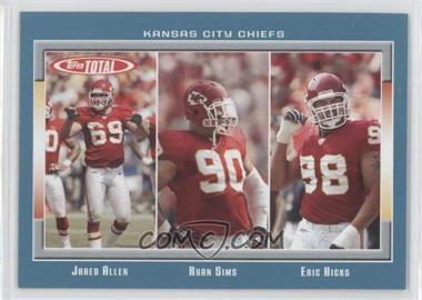 2006 Topps Total - [Base] - Total Blue #40 - Jared Allen, Ryan Sims, Eric Hicks