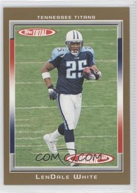 2006 Topps Total - [Base] - Total Gold #476 - LenDale White