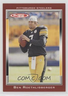 2006 Topps Total - [Base] - Total Red #319 - Ben Roethlisberger