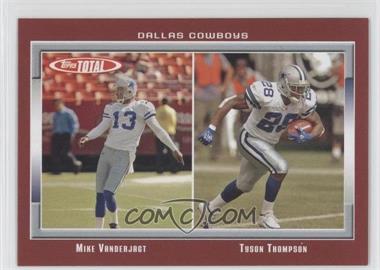 2006 Topps Total - [Base] - Total Red #385 - Mike Vanderjagt, Tyson Thompson