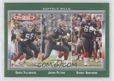 2006 Topps Total - [Base] #213 - Chris Villarrial, Jason Peters, Bennie Anderson