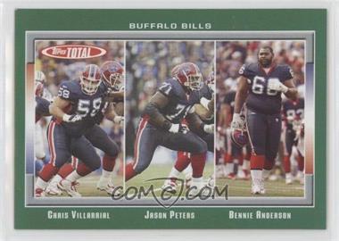 2006 Topps Total - [Base] #213 - Chris Villarrial, Jason Peters, Bennie Anderson