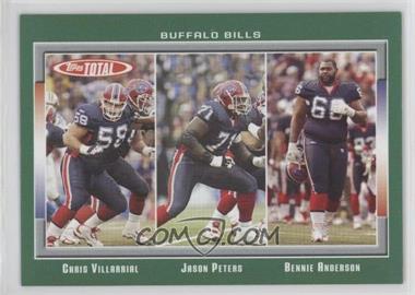 2006 Topps Total - [Base] #213 - Chris Villarrial, Jason Peters, Bennie Anderson