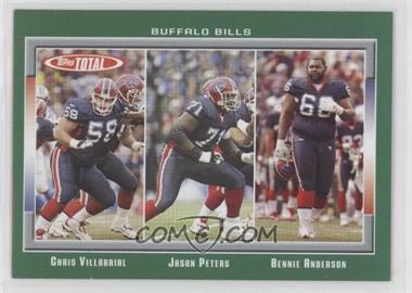 2006 Topps Total - [Base] #213 - Chris Villarrial, Jason Peters, Bennie Anderson