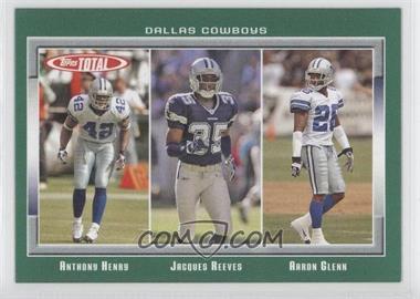 2006 Topps Total - [Base] #331 - Anthony Henry, Aaron Glenn, Jacques Reeves