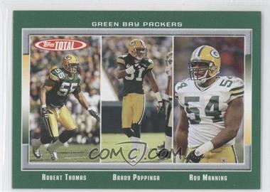 2006 Topps Total - [Base] #90 - Robert W. Thomas, Brady Poppinga, Roy Manning