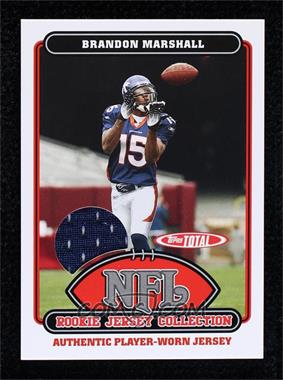 2006 Topps Total - Rookie Jersey Collection #33TE - Brandon Marshall