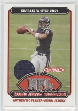 2006 Topps Total - Rookie Jersey Collection #37TE - Charlie Whitehurst