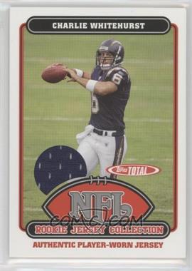 2006 Topps Total - Rookie Jersey Collection #37TE - Charlie Whitehurst