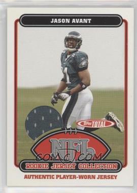 2006 Topps Total - Rookie Jersey Collection #41TE - Jason Avant