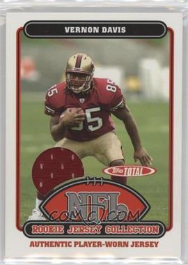 2006 Topps Total - Rookie Jersey Collection #61TE - Vernon Davis