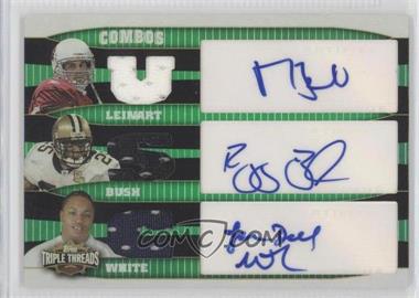 2006 Topps Triple Threads - Autographed Relic Combos - Emerald #TTRCA-1 - LenDale White, Reggie Bush, Matt Leinart /18