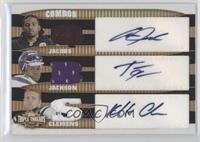 Omar Jacobs, Tarvaris Jackson, Kellen Clemens [Noted] #/27