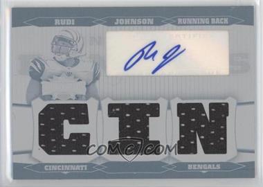 2006 Topps Triple Threads - Autographed Relics - White Whale Printing Plate Cyan #WWRA-82 - Rudi Johnson /1