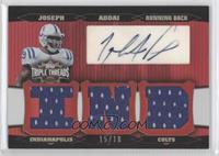 Joseph Addai #/18