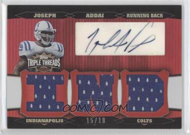 2006 Topps Triple Threads - Autographed Relics #TTRA-109 - Joseph Addai /18