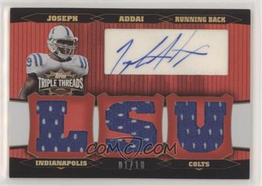 2006 Topps Triple Threads - Autographed Relics #TTRA-111 - Joseph Addai /18 [EX to NM]