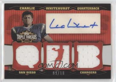 2006 Topps Triple Threads - Autographed Relics #TTRA-155 - Charlie Whitehurst /18