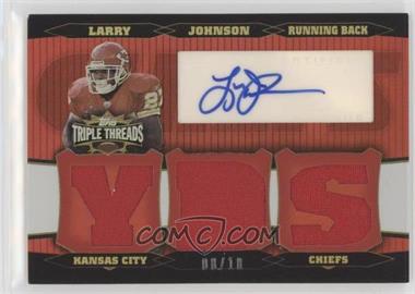 2006 Topps Triple Threads - Autographed Relics #TTRA-159 - Larry Johnson /18