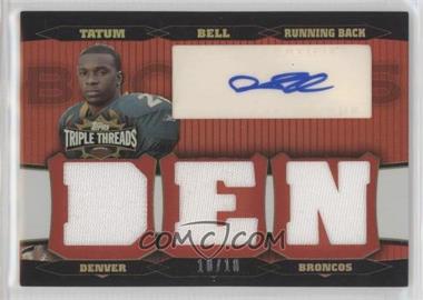 2006 Topps Triple Threads - Autographed Relics #TTRA-91 - Tatum Bell /18