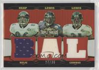 Todd Heap, Jamal Lewis, Ray Lewis #/36