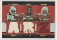 Larry Fitzgerald, Antrel Rolle, Anquan Boldin #/36