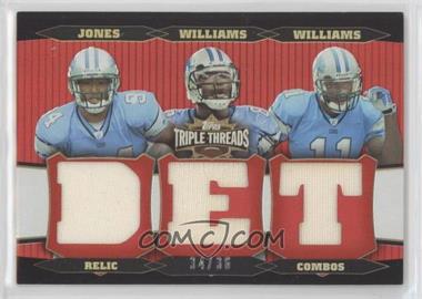 2006 Topps Triple Threads - Relic Combos #TTRC73 - Kevin Jones, Mike Williams, Roy Williams /36