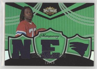 2006 Topps Triple Threads - Relics - Emerald #TTR-115 - Laurence Maroney /18
