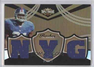 2006 Topps Triple Threads - Relics - Sepia #TTR-85 - Tiki Barber /27