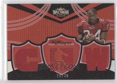 2006 Topps Triple Threads - Relics #TTR-20 - Carnell "Cadillac" Williams /36