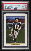 Tom Brady (Front Foot Hidden) [PSA 10 GEM MT]