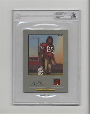 2006 Topps Turkey Red - Box Loader Cabinet Autographed Relics #TRAR-VD - Vernon Davis /225 [BAS BGS Authentic]