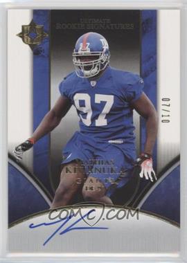 2006 Ultimate Collection - [Base] - Gold #247 - Ultimate Rookie Signatures - Mathias Kiwanuka /10