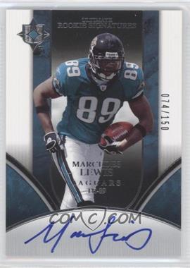 2006 Ultimate Collection - [Base] #218 - Ultimate Rookie Signatures - Marcedes Lewis /150