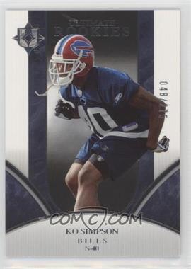 2006 Ultimate Collection - [Base] #332 - Ultimate Rookies - Ko Simpson /275