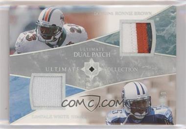 2006 Ultimate Collection - Ultimate Dual Jersey - Patch #UD-BW - Ronnie Brown, LenDale White /50