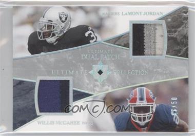 2006 Ultimate Collection - Ultimate Dual Jersey - Patch #UD-JM - LaMont Jordan, Willis McGahee /50